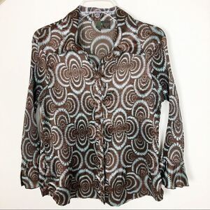 Sere Nade Button Down Blouse - Size Large